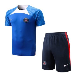 Maillot Entrainement PSG Ensemble Complet 2022 2023 Bleu 2