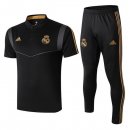 Polo Ensemble Complet Real Madrid 2019 2020 Negro Gris