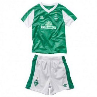 Maillot Werder Bremen Domicile Enfant 2020 2021 Vert