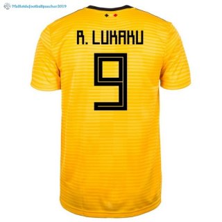 Maillot Belgica Exterieur R.lukaku 2018 Jaune