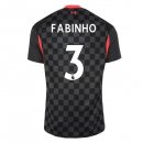 Maillot Liverpool NO.3 Fabinho Third 2020 2021 Noir