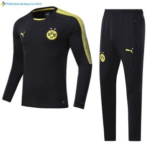 Survetement Borussia Dortmund 2017 2018 Noir Marine