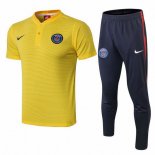 Polo Ensemble Complet Paris Saint Germain 2018 2019 Jaune