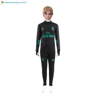 Survetement Real Madrid Enfant 2017 2018 Vert Noir