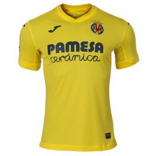 Thailande Maillot Villarreal Domicile 2020 2021 Jaune