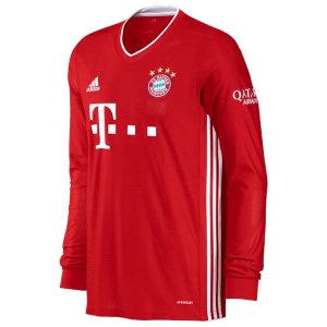 Thailande Maillot Bayern Munich Domicile ML 2020 2021 Rouge