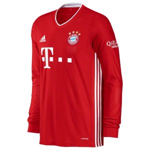 Thailande Maillot Bayern Munich Domicile ML 2020 2021 Rouge