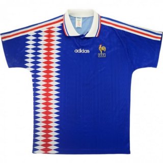 Thailande Maillot France Domicile Retro 1994 Bleu