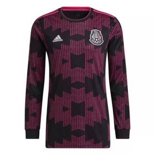 Maillot Mexico Domicile Manches Longues 2021 Purpura