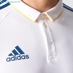 Polo Juventus 2017 2018 Blanc Bleu