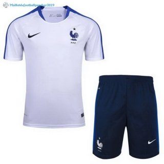 Entrainement France Ensemble Complet 2018 Blanc Bleu