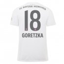 Maillot Bayern Munich NO.18 Goretzka Exterieur 2019 2020 Blanc