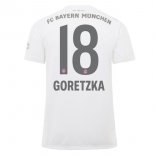 Maillot Bayern Munich NO.18 Goretzka Exterieur 2019 2020 Blanc