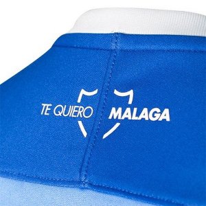 Maillot Málaga Domicile Femme 2018 2019 Bleu Blanc