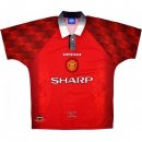 Maillot Manchester United Domicile Retro 1996 1997 Rouge