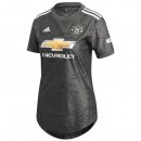 Maillot Manchester United Exterieur Femme 2020 2021 Noir