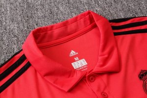 Polo Ensemble Complet Real Madrid 2018 2019 Rouge Noir