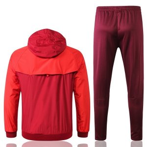 Coupe Vent Barcelona Ensemble Complet 2018 2019 Rouge