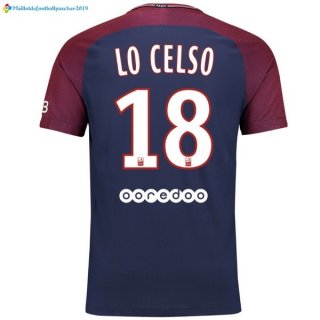 Maillot Paris Saint Germain Domicile Lo Celso 2017 2018