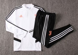 Survetement Enfant Juventus 2019 2020 Blanc Noir Rose
