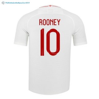 Maillot Angleterre Domicile Rooney 2018 Blanc Maillot Angleterre Domicile Rooney 2018 Blanc