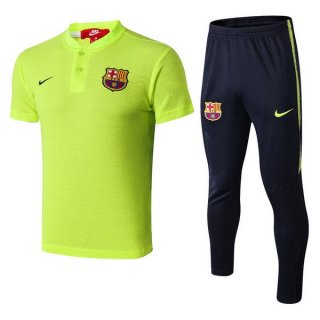 Polo Ensemble Complet Barcelona 2018 2019 Vert Fluorescent Polo Ensemble Complet Barcelona 2018 2019 Vert Fluorescent