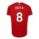 Maillot Liverpool NO.8 Keita Domicile 2020 2021 Rouge