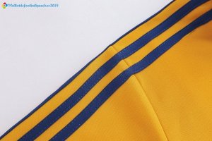 Survetement Juventus 2017 2018 Jaune Bleu