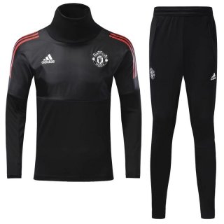 Survetement Manchester United 2017 2018 Noir Rouge