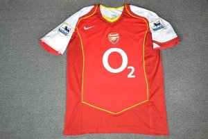 Maillot Arsenal Domicile Retro 2004/05 Rouge