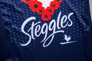 Maillot Sydney Roosters Anzac 2018 Bleu