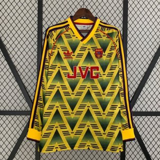 Thailande Maillot Arsenal Exterieur ML Retro 1991 1993 Thailande Maillot Arsenal Exterieur ML Retro 1991 1993