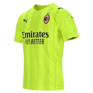 Thailande Maillot AC Milan Domicile Gardien 2021 2022 Thailande Maillot AC Milan Domicile Gardien 2021 2022