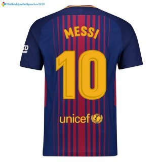 Maillot Barcelona Domicile Messi 2017 2018