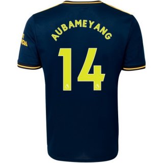 Maillot Arsenal NO.14 Aubameyang Third 2019 2020 Bleu