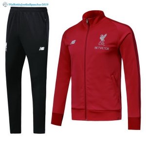 Survetement Liverpool 2018 2019 Rouge Noir