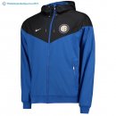 Sweat Shirt Capuche Inter de Milán 2018 2019 Bleu Noir