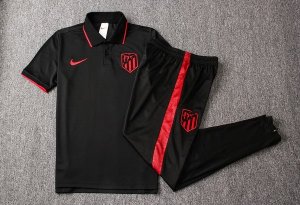 Polo Atlético de Madrid Ensemble Complet 2019 2020 Noir