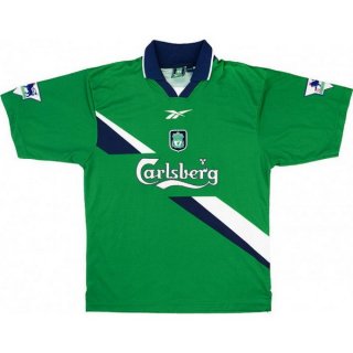 Thailande Maillot Liverpool Exterieur Retro 1999 2000 Vert Thailande Maillot Liverpool Exterieur Retro 1999 2000 Vert