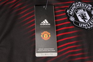 Entrainement Manchester United Ensemble Complet 2018 2019 Rouge Noir