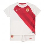 Maillot AS Monaco Domicile Enfant 2018 2019 Blanc Rouge