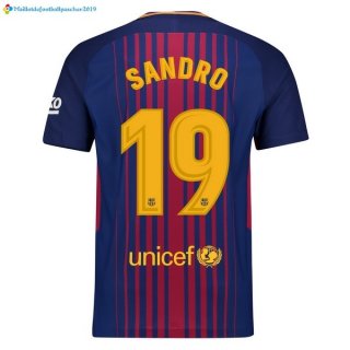 Maillot Barcelona Domicile Sandro 2017 2018 Maillot Barcelona Domicile Sandro 2017 2018