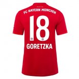 Maillot Bayern Munich NO.18 Goretzka Domicile 2019 2020 Rouge