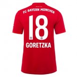 Maillot Bayern Munich NO.18 Goretzka Domicile 2019 2020 Rouge