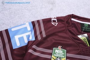 Maillot Rugby Manly Sea Eagles Domicile 2017 2018 Rouge