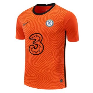 Thailande Maillot Chelsea Gardien 2020 2021 Orange