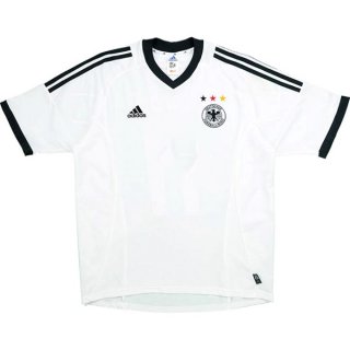 Maillot Allemagne Domicile Retro 2002 Blanc