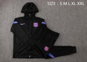 Sweat Shirt Capuche Barcelona 2022 Noir Rose