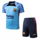 Maillot Entrainement Barcelone Ensemble Complet 2022 2023 Bleu