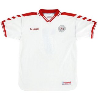 Maillot Dinamarca Exterieur Retro 1998 Blanc Maillot Dinamarca Exterieur Retro 1998 Blanc